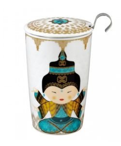Tisanière Shiva bleue